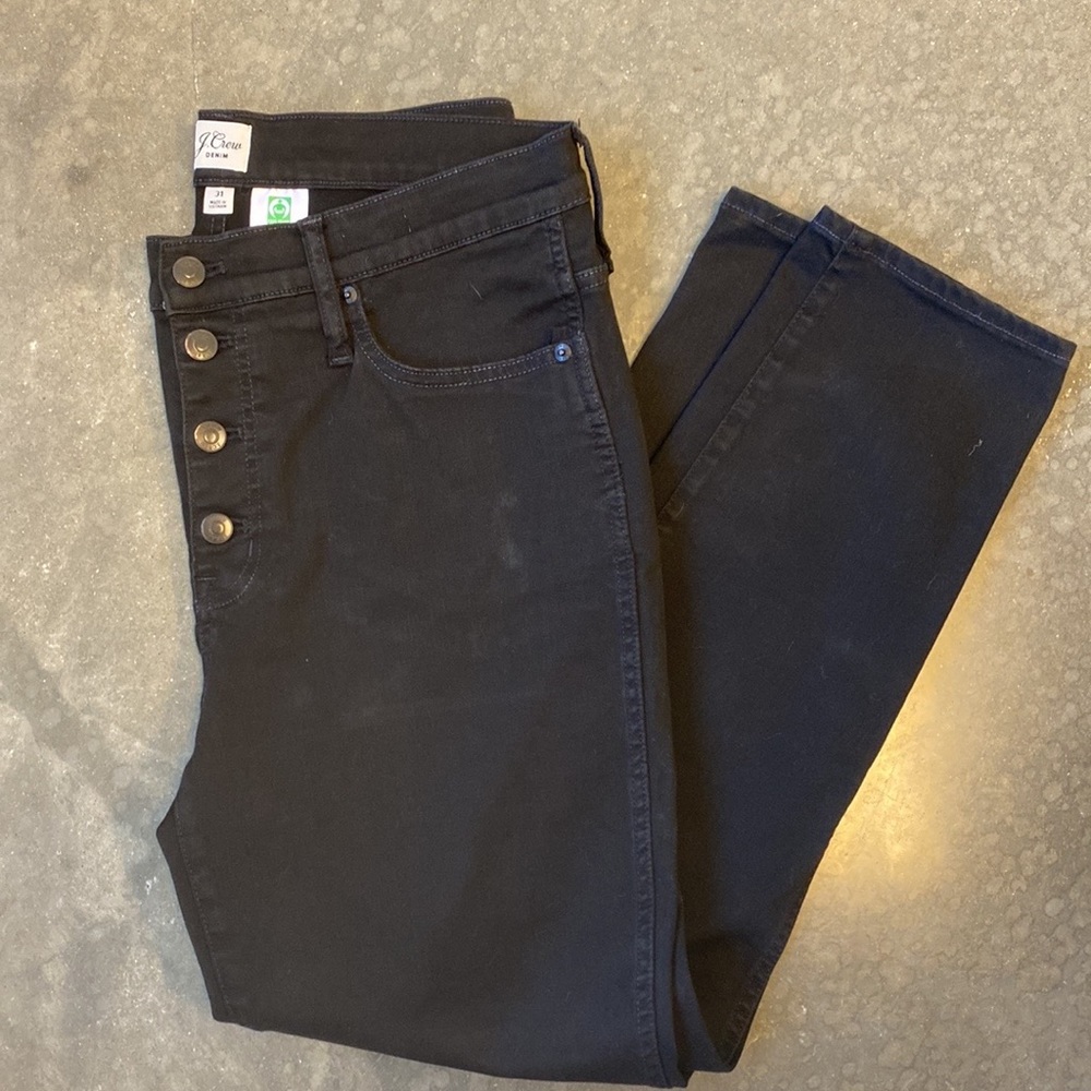 J. Crew black jeans size 31 straight